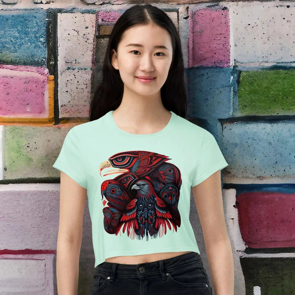 Sacred Animals Haida-Tlingit Crop T-Shirt